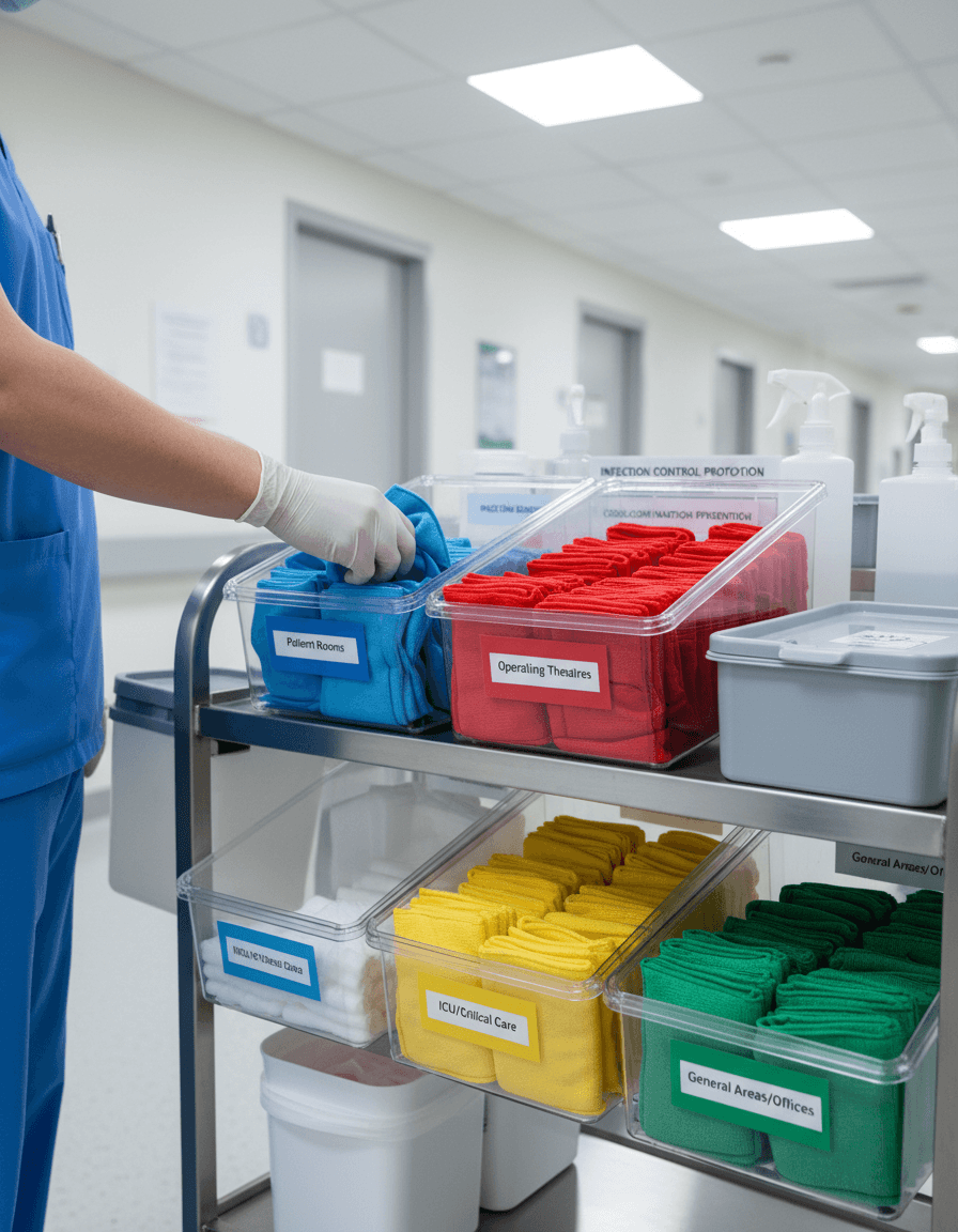 Color-Coded Cleaning System