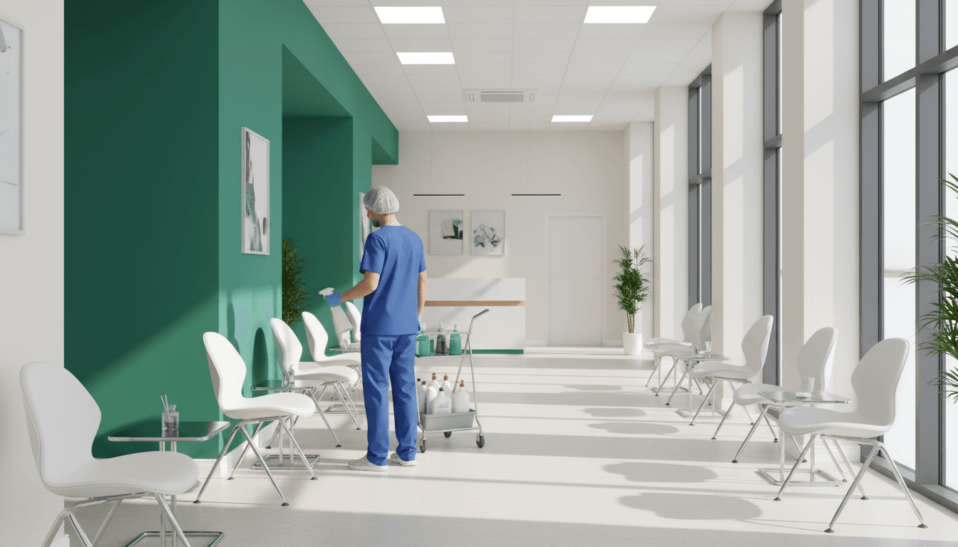 Airdrie medical facility waiting room